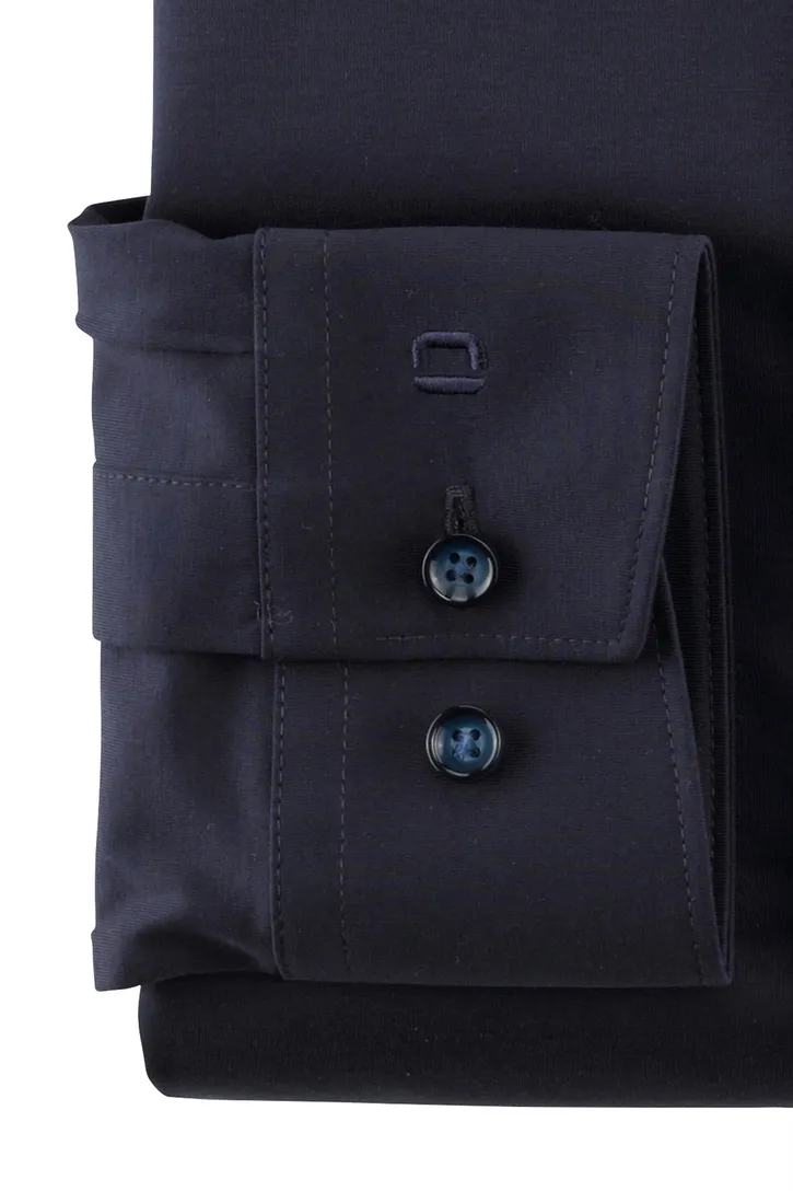 Olymp overhemd Luxor Modern Fit donkerblauw