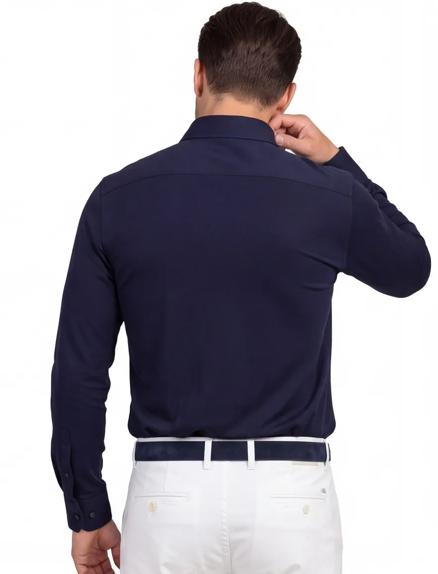 Overhemd Olymp Level 5 overhemd navy