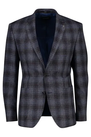 Digel Digel colbert model Edison blauw geruit