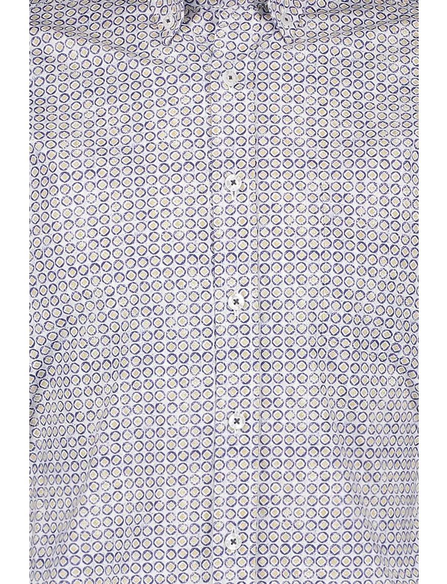 Overhemd State of Art casual print navy