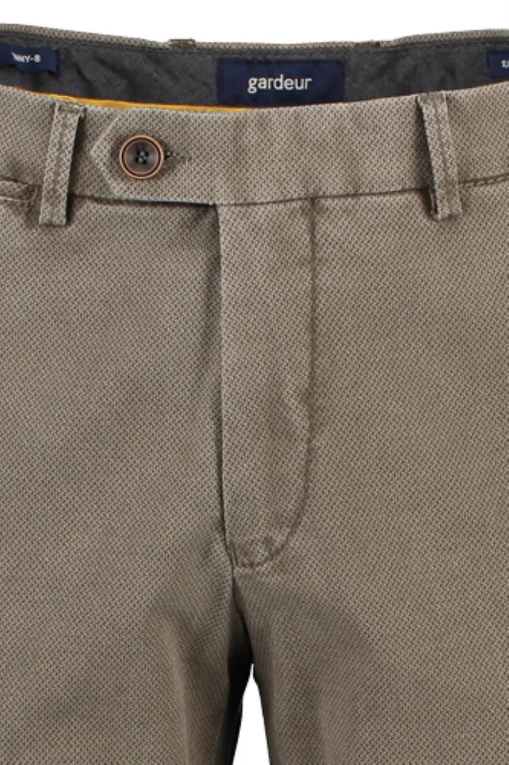 Gardeur broek Sonny bruin