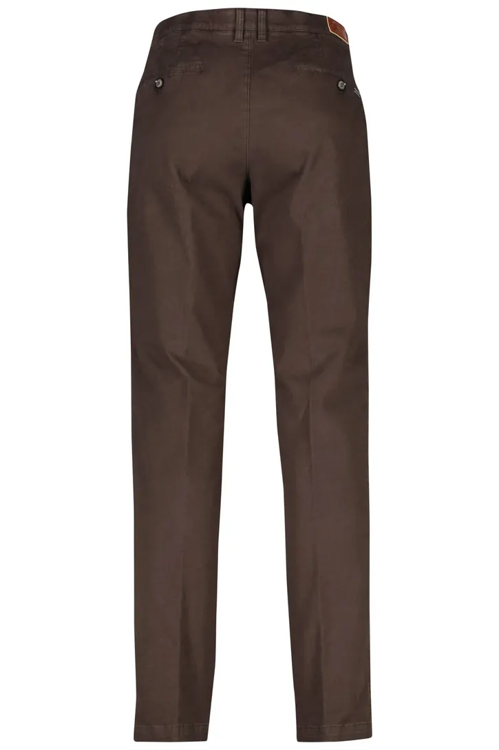 M.E.N.S. chino Madison donkerbruin