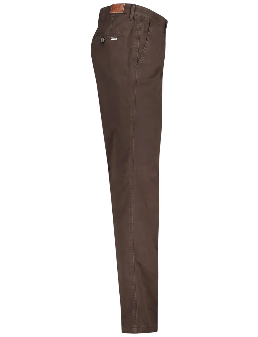 M.E.N.S. chino Madison donkerbruin