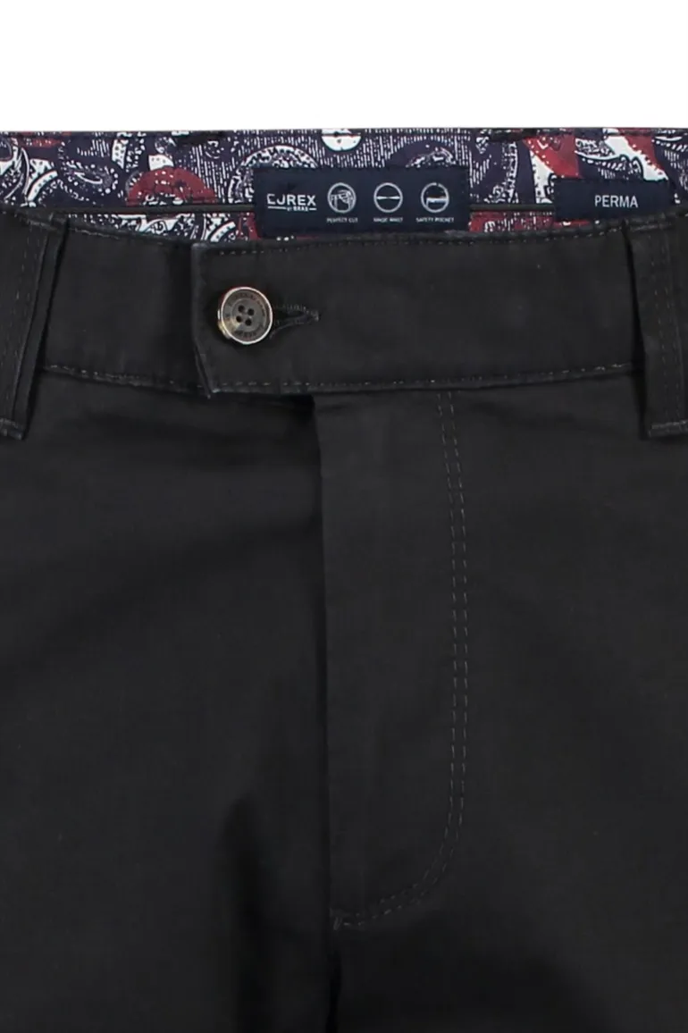 Broek Brax Jim-S zwart