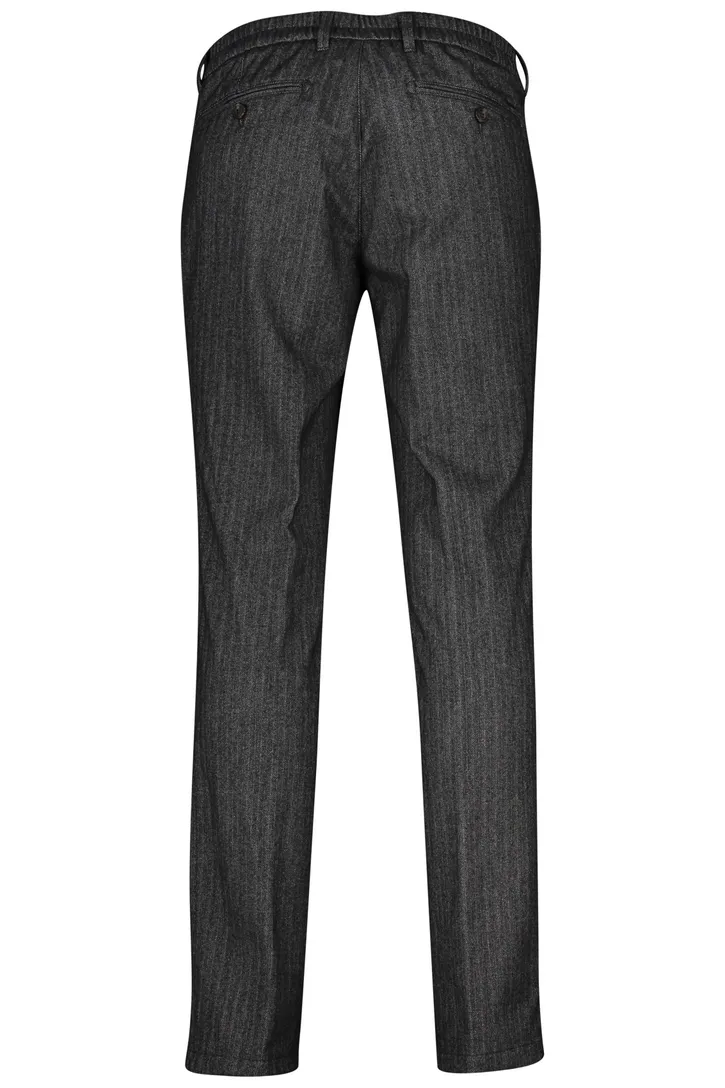 Eurex katoenen broek grijs effen Eurex