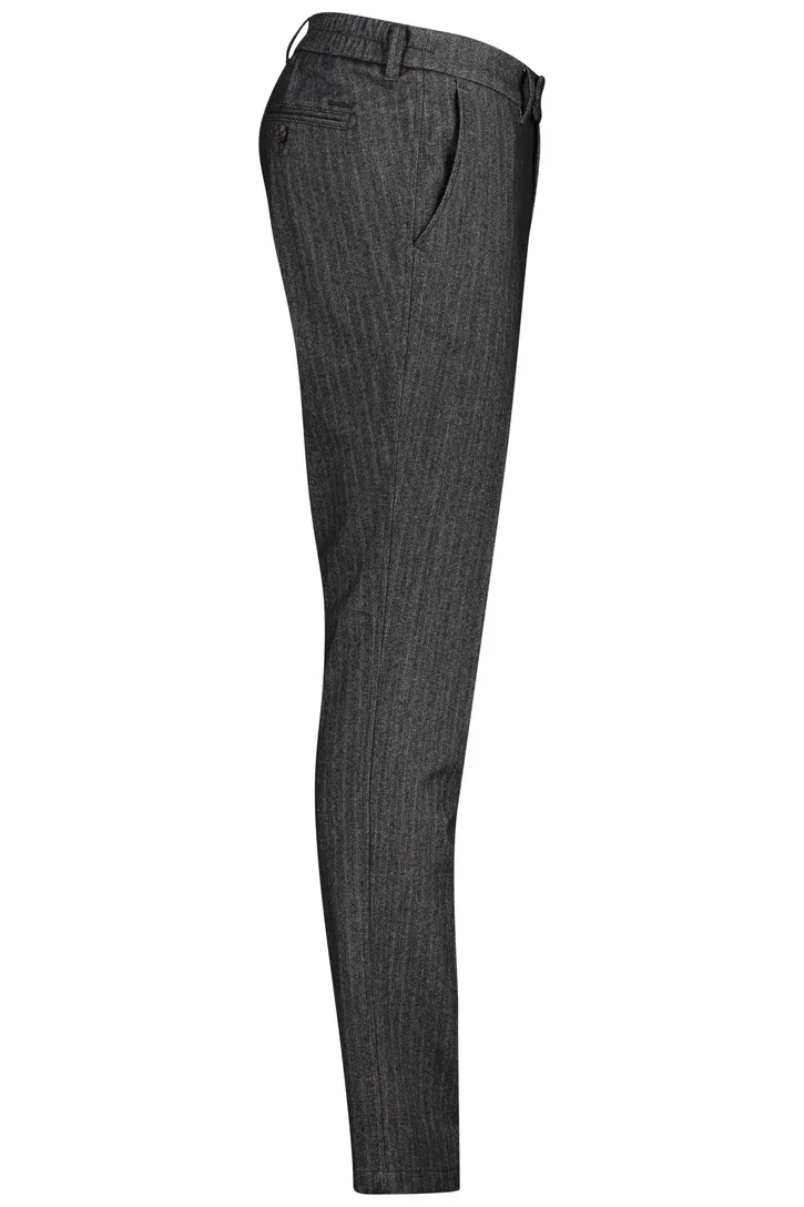 Eurex katoenen broek grijs effen Eurex