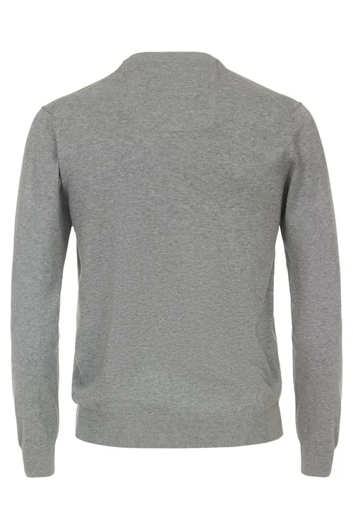 Casa Moda trui grijs wijde fit