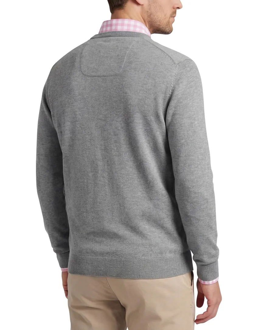 Casa Moda trui grijs wijde fit