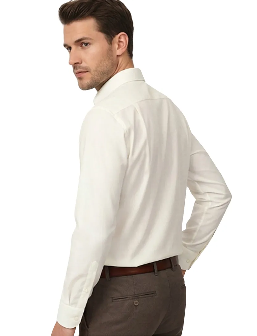 Casa Moda overhemd ivoor Comfort Fit