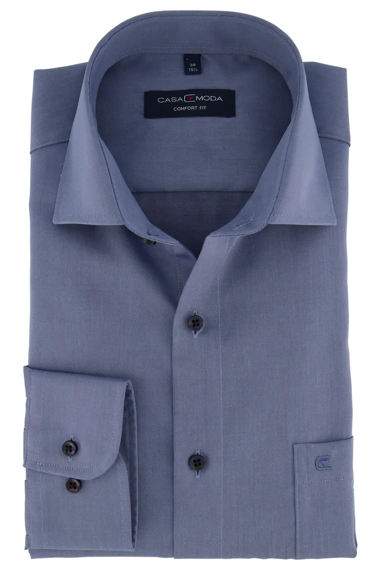 Overhemd Casa Moda donkerblauw