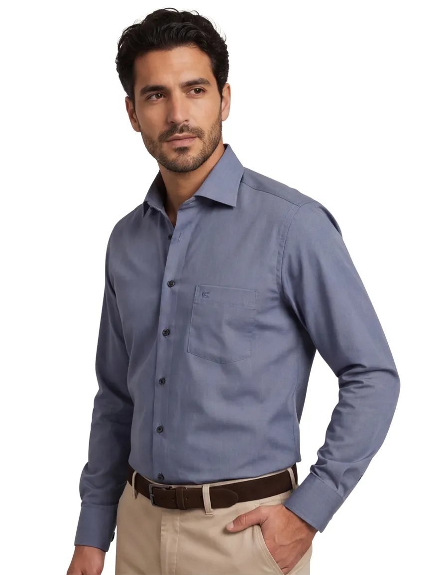 Overhemd Casa Moda donkerblauw