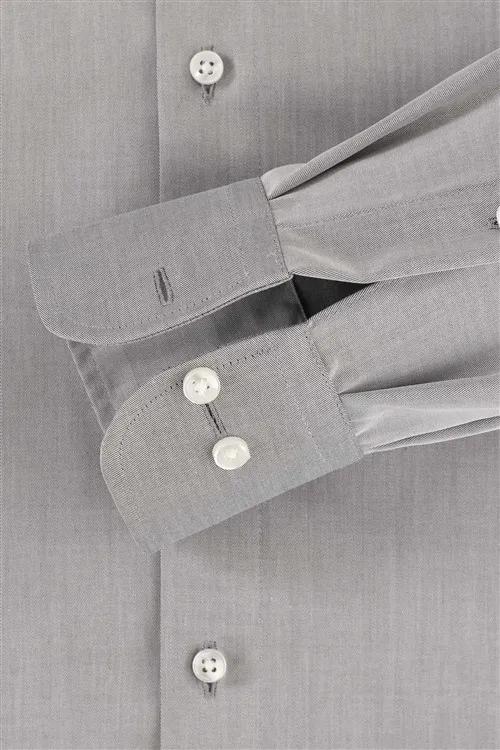 Casa Moda overhemd grijs katoen Comfort Fit