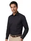 Casa Moda overhemd zwart katoen Comfort Fit