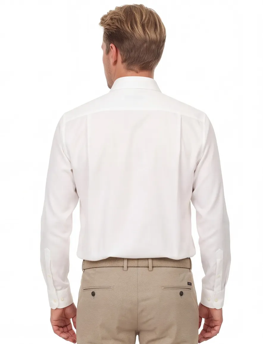 Casa Moda Comfort Fit overhemd creme ml7 wijde fit