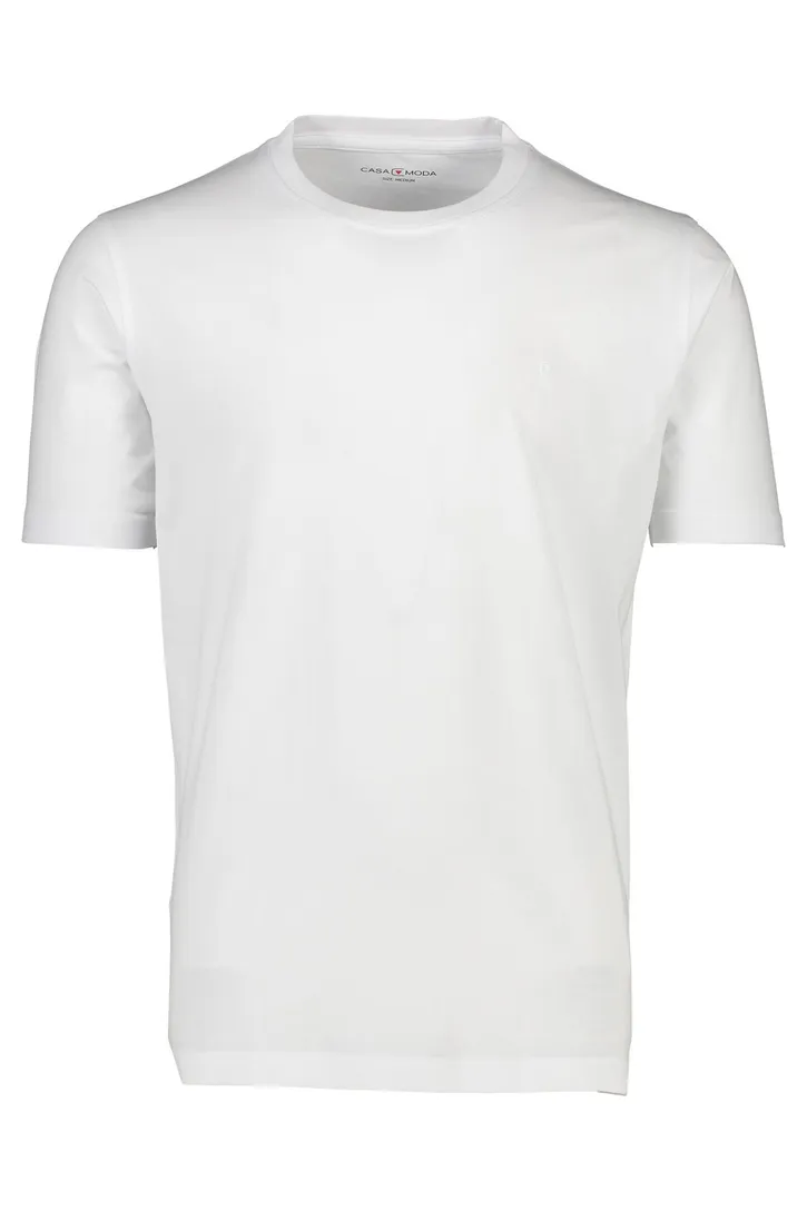 Wit Casa Moda t-shirt effen 100% katoen