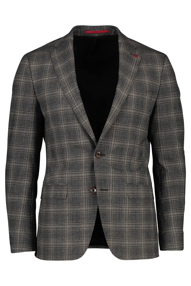 Roy Robson colbert Mix & Match antraciet geruit