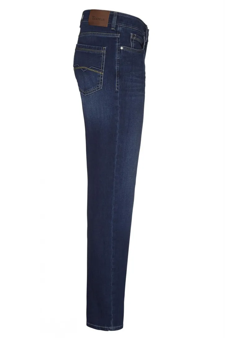 Donkerblauwe herenjeans 5-p Gardeur Batu
