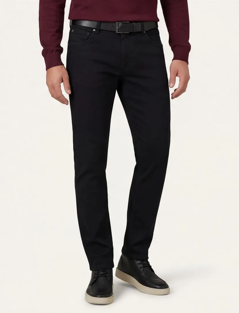Gardeur heren broek Batu zwart