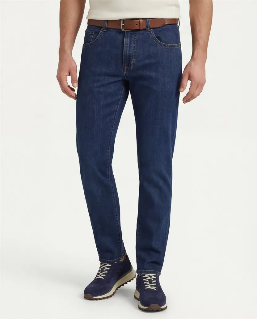 5-pocket heren Gardeur Nevio blauw