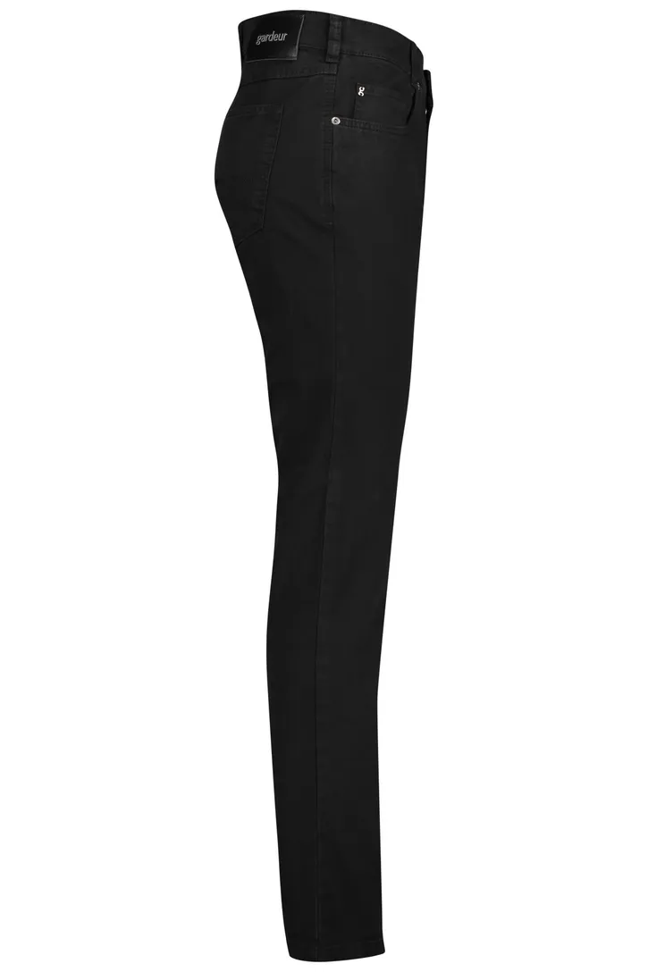 Gardeur broek 5-pocket Nevio zwart
