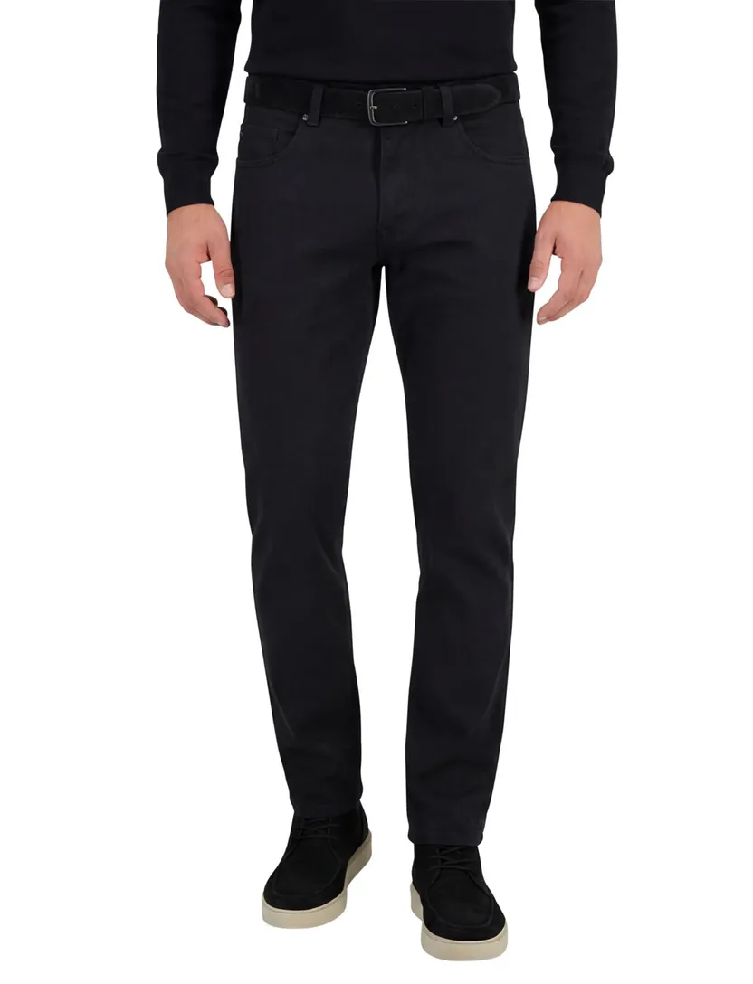 Gardeur broek 5-pocket Nevio zwart