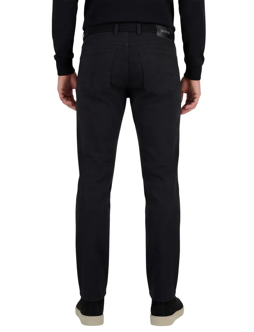 Gardeur broek 5-pocket Nevio zwart