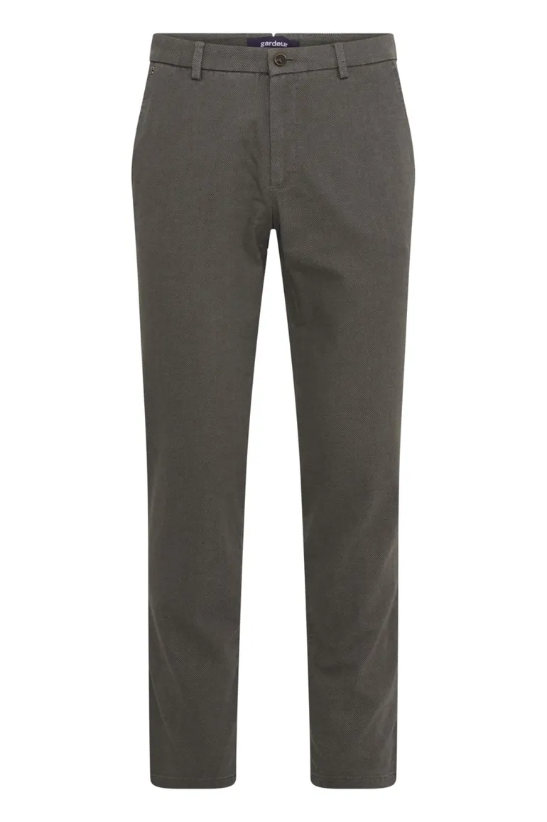 Gardeur Terrell katoenen broek bruin