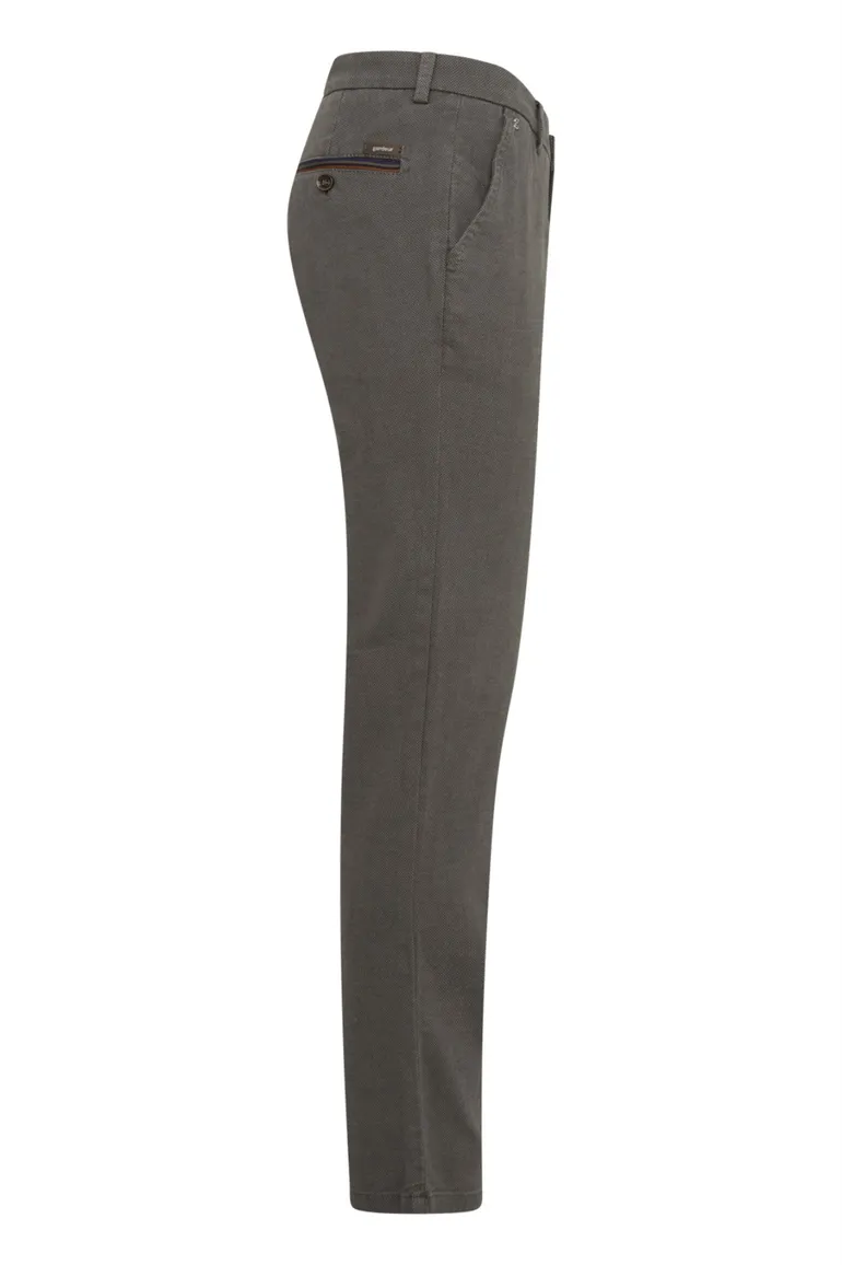 Gardeur Terrell katoenen broek bruin