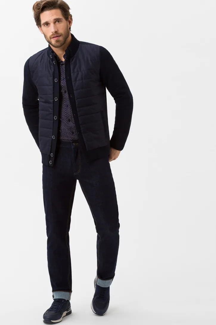 Jeans 5-p donkerblauw Brax Chuck slim fit