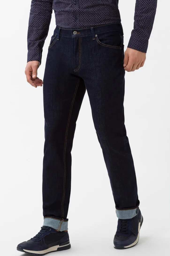 Jeans 5-p donkerblauw Brax Chuck slim fit