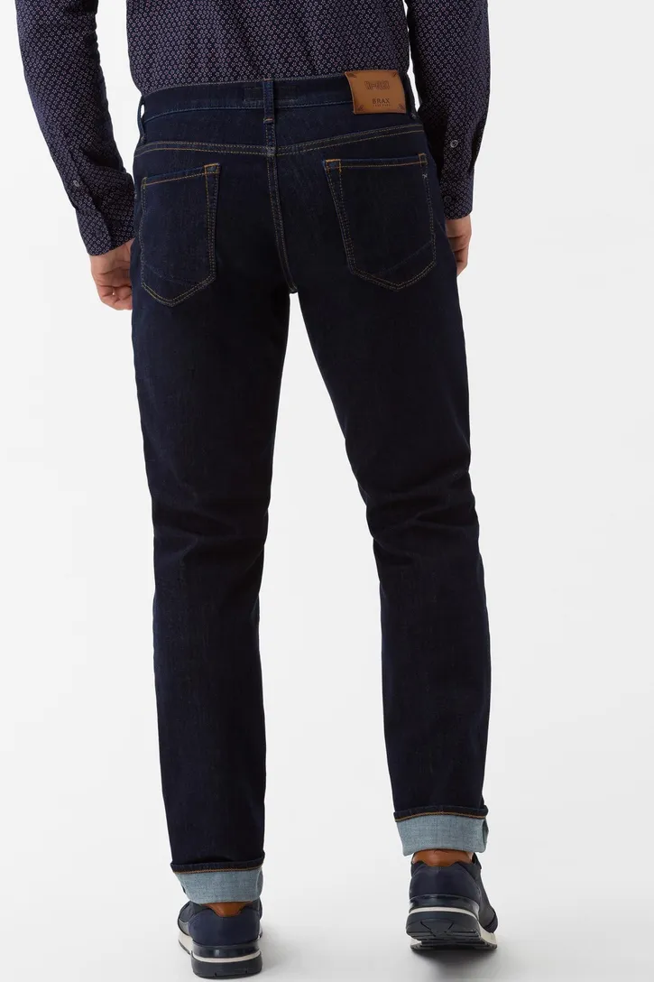 Jeans 5-p donkerblauw Brax Chuck slim fit