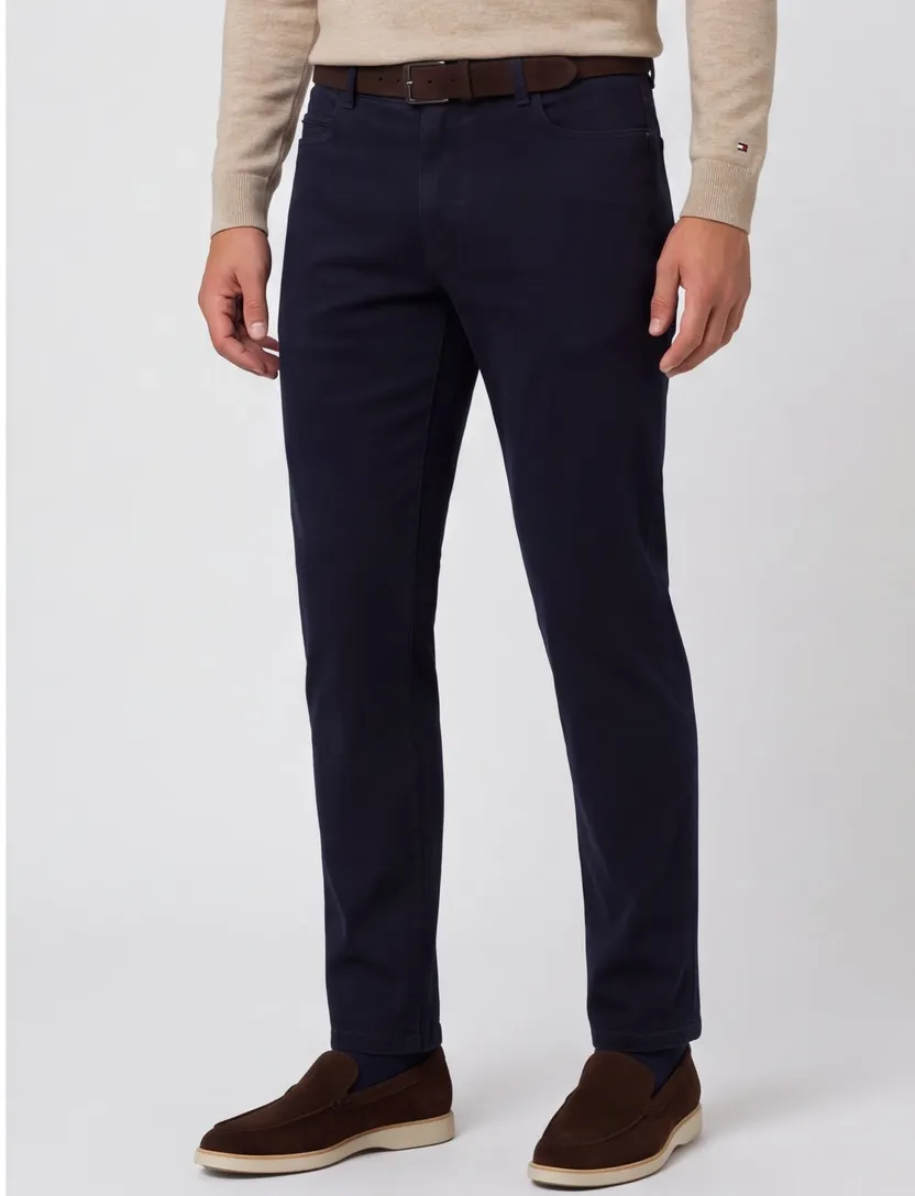 Brax chino Everest donkerblauw
