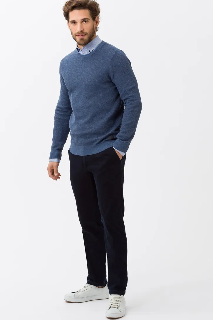 Brax chino Everest donkerblauw