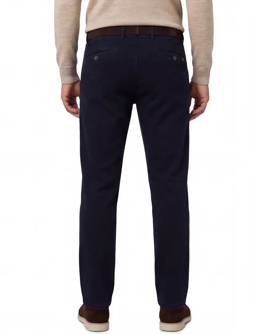 Brax chino Everest donkerblauw