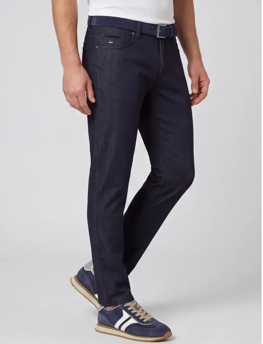 5-pocket antraciet Brax Cadiz