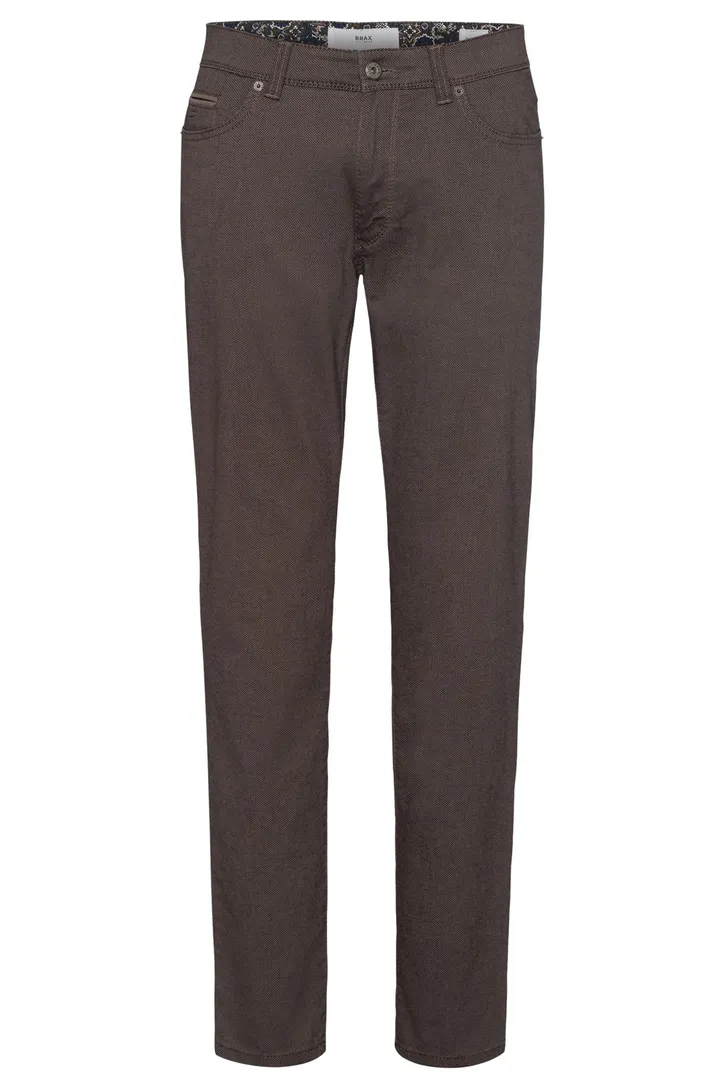 Brax 5-pocket donker bruin Cadiz