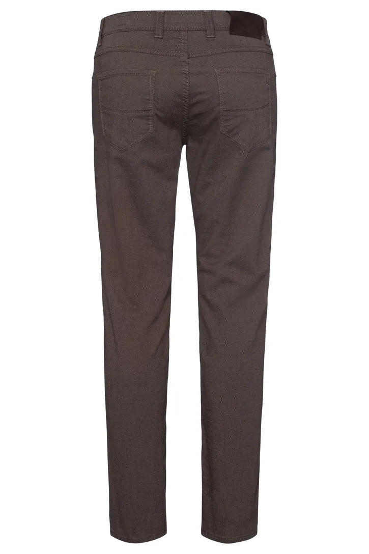 Brax 5-pocket donker bruin Cadiz