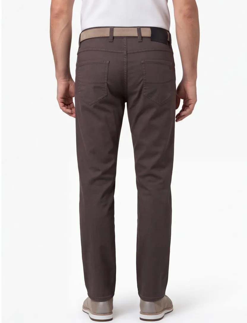 Brax 5-pocket donker bruin Cadiz
