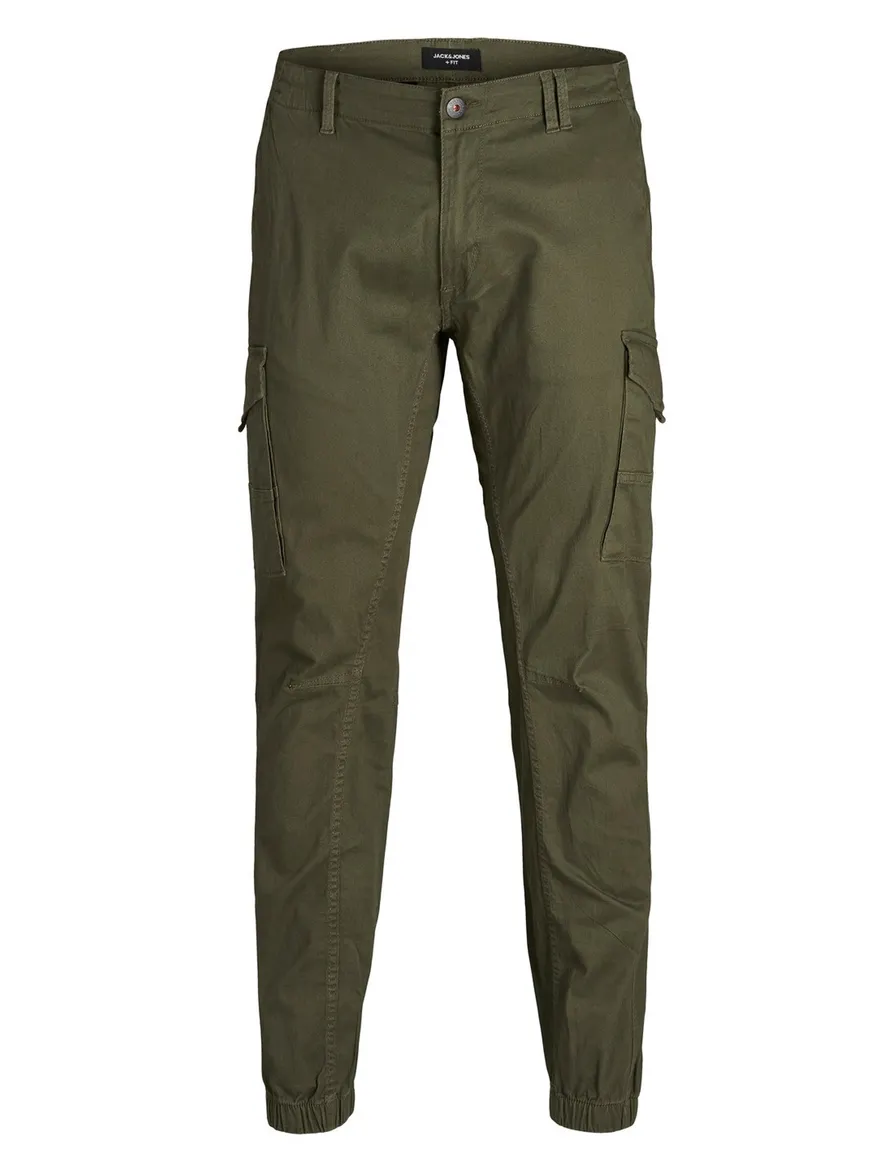 Cargo broek Jack & Jones Plus Size groen