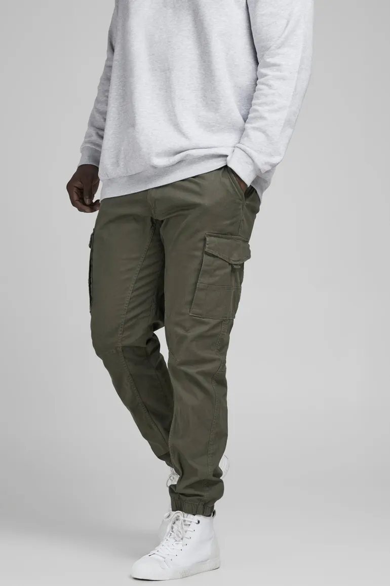 Cargo broek Jack & Jones Plus Size groen