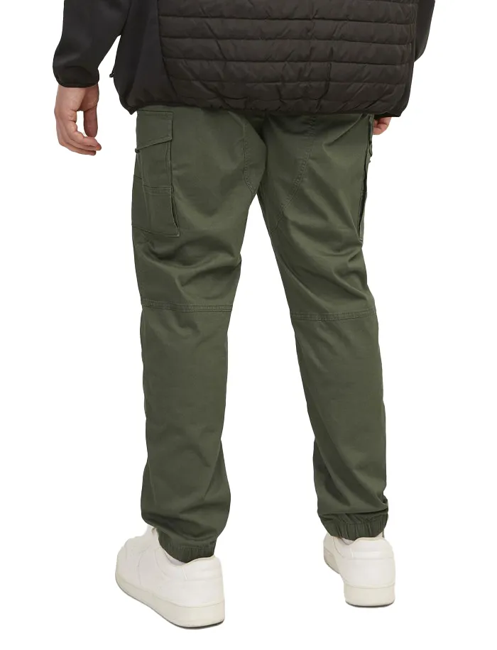 Cargo broek Jack & Jones Plus Size groen