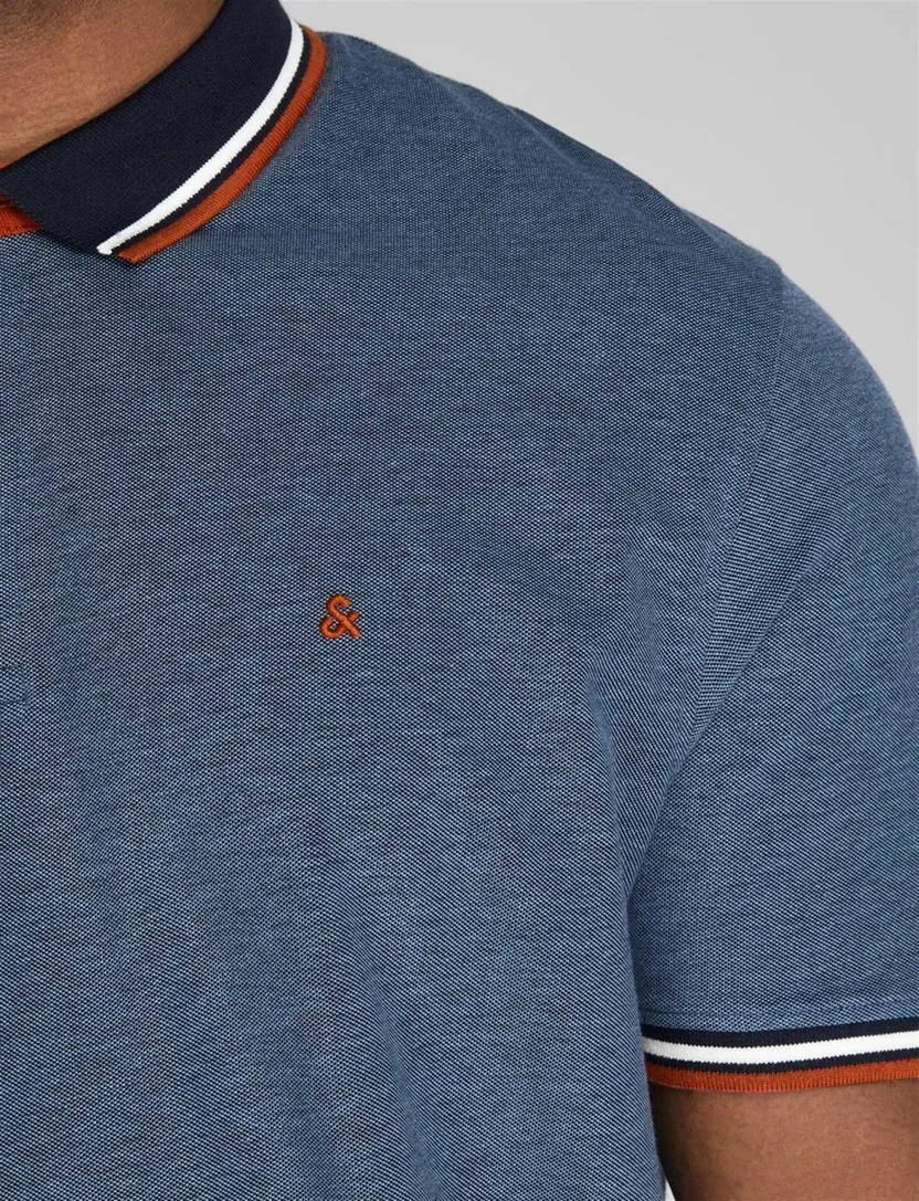 Jack & Jones polo Plus Size donkerblauw