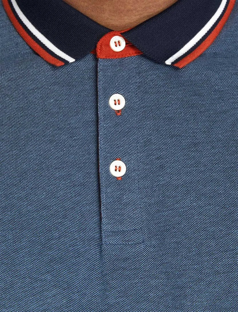 Jack & Jones polo Plus Size donkerblauw
