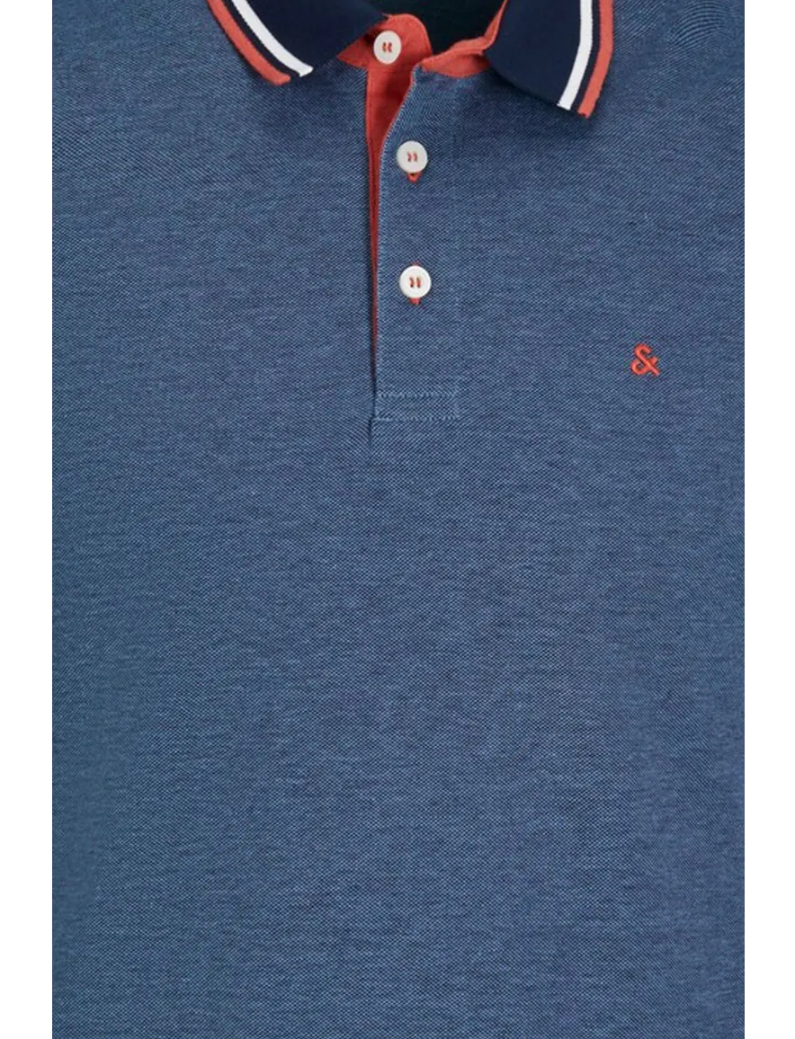 Poloshirt Jack & Jones nachtblauw Plus Size