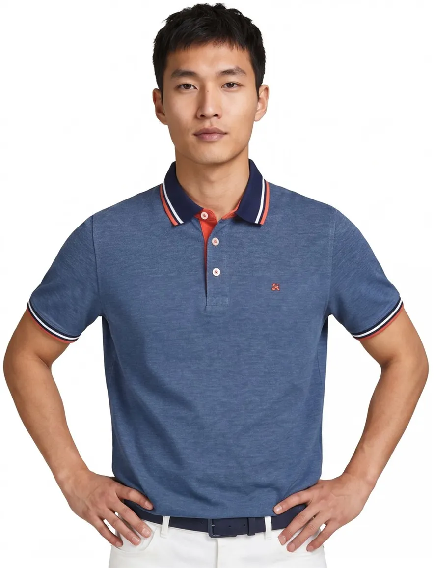 Poloshirt Jack & Jones nachtblauw Plus Size