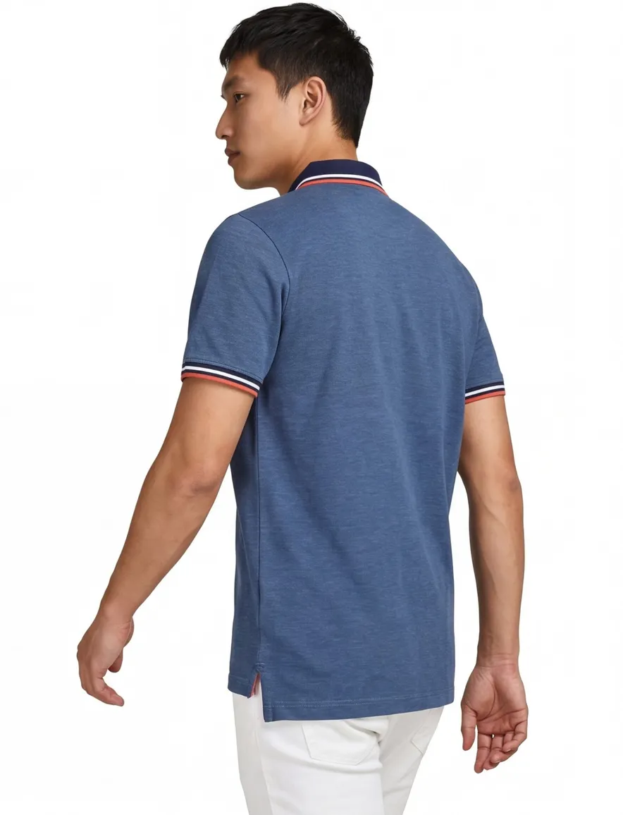 Poloshirt Jack & Jones nachtblauw Plus Size