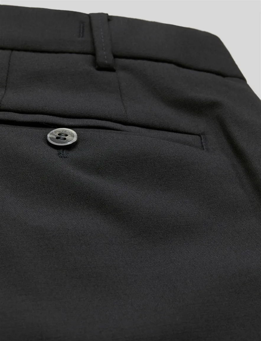 Meyer Pantalon wol zwart