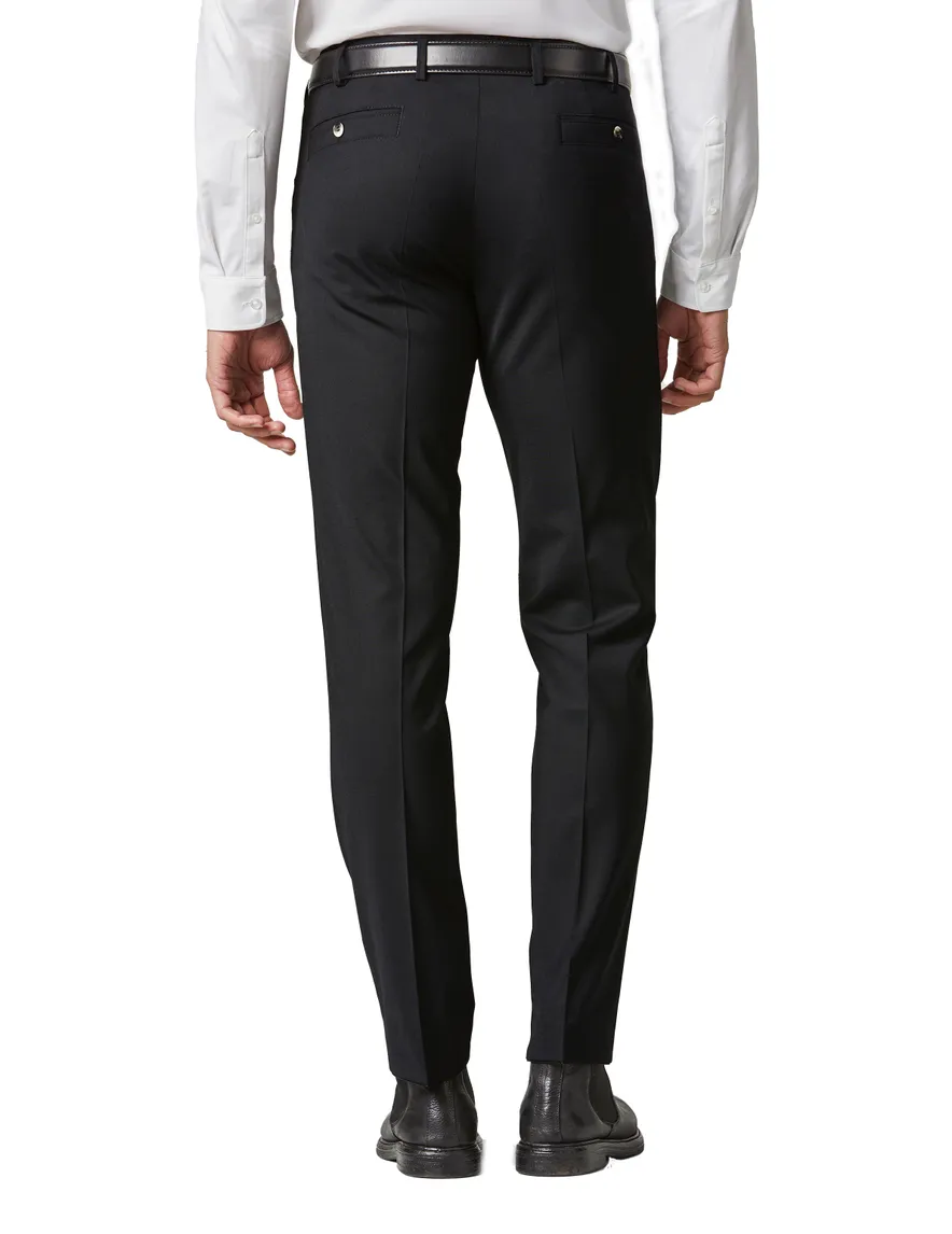 Meyer Pantalon wol zwart