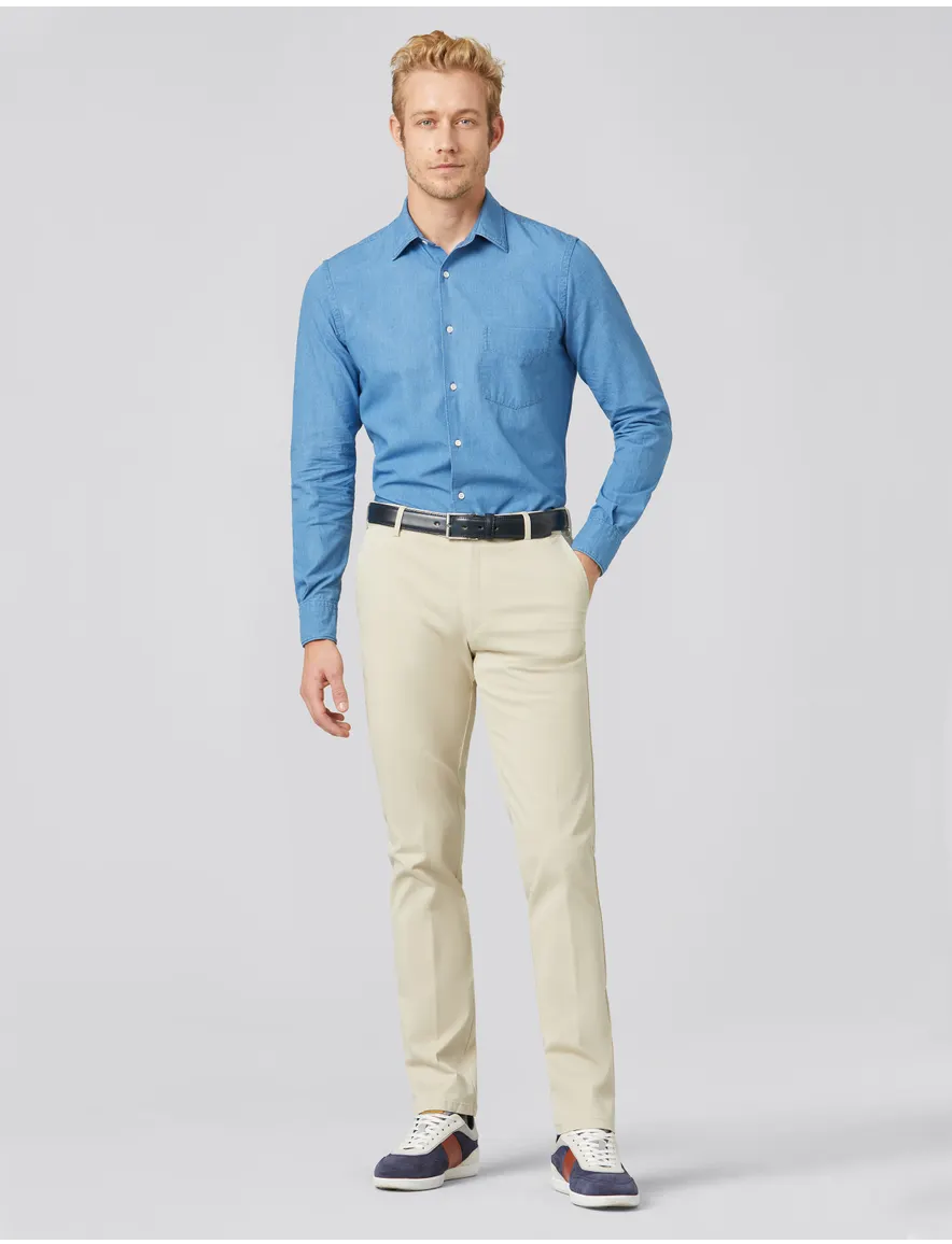 Meyer Pantalon katoen beige OSLO Art.9-3001-32