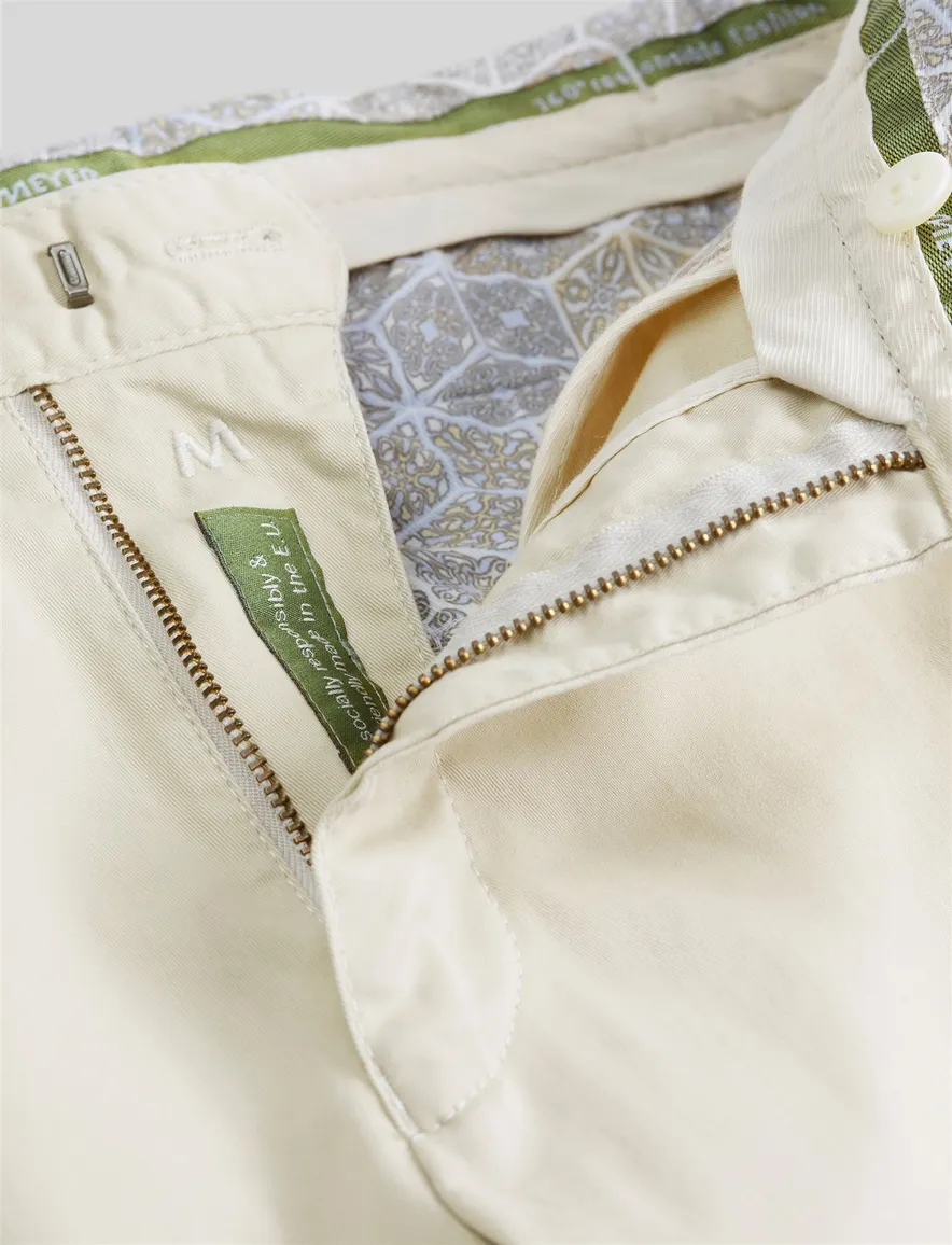 Meyer Pantalon katoen beige OSLO Art.9-3001-32